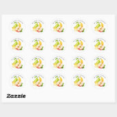 Het leven is onzeker. Eet de eerste Sticker van de (Vel)