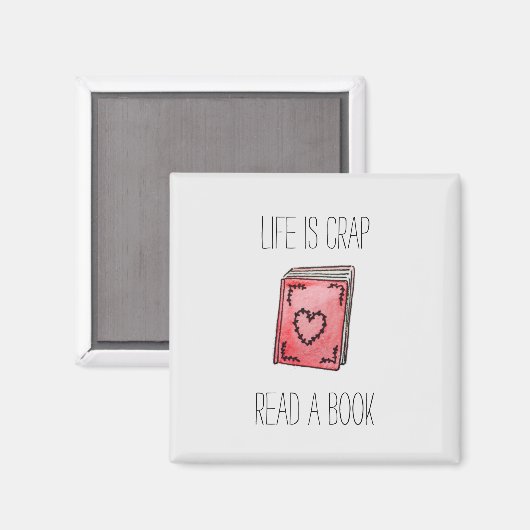 Het leven is onzin magneet (Voorkant / Achterkant)