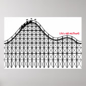 Het leven is op en neer Poster (Voorkant)