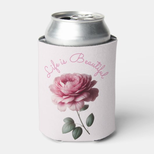 Het leven is prachtig blikjeskoeler (Blikje Voorkant)