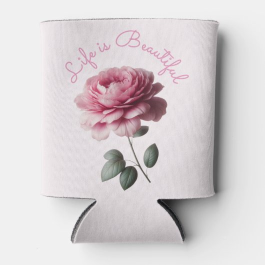 Het leven is prachtig blikjeskoeler (Voorkant)