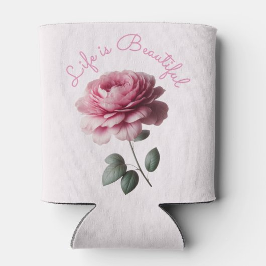 Het leven is prachtig blikjeskoeler (Achterkant)