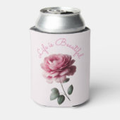 Het leven is prachtig blikjeskoeler (Blikje Achterkant)