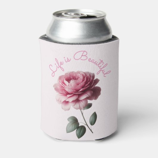 Het leven is prachtig blikjeskoeler (Blikje Achterkant)