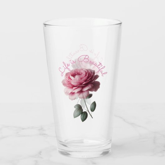 Het leven is prachtig glas (Achterkant)