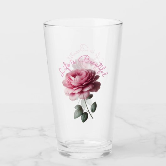 Het leven is prachtig glas (Voorkant)