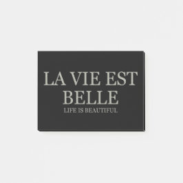 Het leven is prachtig - licht post-it® notes