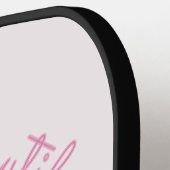 Het leven is prachtig pickleball paddle (Links Detail)