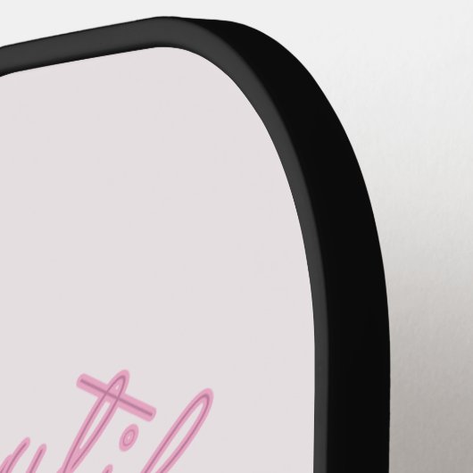 Het leven is prachtig pickleball paddle (Links Detail)