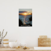 Het leven is prachtig, poster. poster (Keuken)