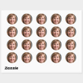 Het leven is prachtig ronde sticker (Vel)
