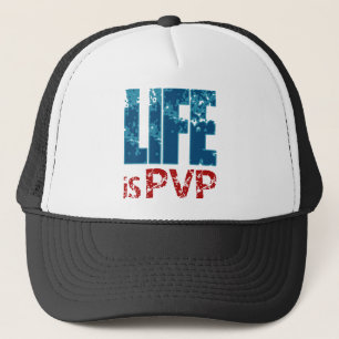 Het leven is PVP Gamer Design Trucker Pet