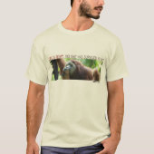 Het leven is riskant. Niemand heeft het nog overle T-shirt (Voorkant)