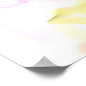 Het leven is rommelige Abstracte dripschildpadstre Poster (Hoek)