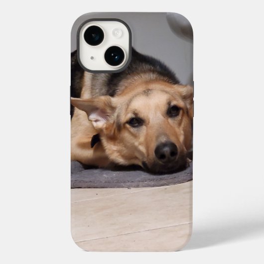 Het leven is Ruff Iphone 14 Hoesje (Achterkant)