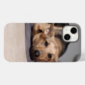 Het leven is Ruff Iphone 14 Hoesje (Achterkant (horizontaal))
