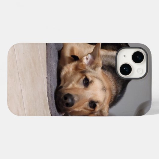 Het leven is Ruff Iphone 14 Hoesje (Achterkant (horizontaal))
