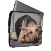 Het leven is Ruff Laptop Hoesje Sleeve (Voorkant Rechts)