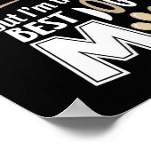 Het leven is ruff, maar ik ben de beste hond mama! poster (Hoek)