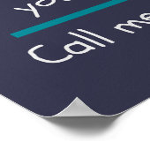 Het leven is Short Funny Gezegde Quote Novelty Poster (Hoek)