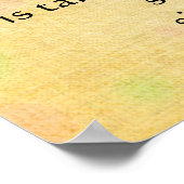 Het leven is slechts een bewegende schaduw poster (Hoek)