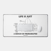 Het leven is slechts een bundel waarschijnlijkheid bureaumat (Keyboard & Muis)