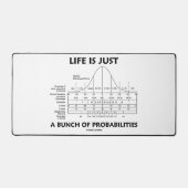 Het leven is slechts een bundel waarschijnlijkheid bureaumat (Voorkant)