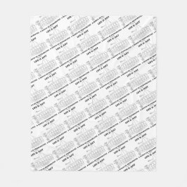 Het leven is slechts een bundel waarschijnlijkheid fleece deken