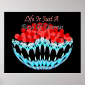 Het leven is slechts een kam van kersen poster (Voorkant)