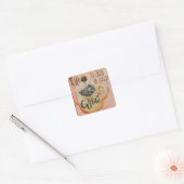 Het leven is slechts een kopje kweekkoffie sticker (Envelop)