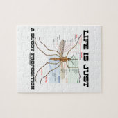 Het leven is slechts een ondoorzichtig voorstel (H Legpuzzel (Horizontaal)