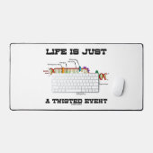 Het leven is slechts een Twisted Event DNA Replica Bureaumat (Keyboard & Muis)