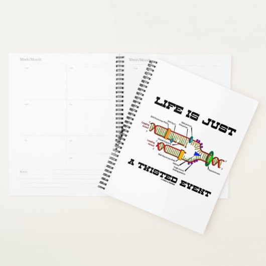 Het leven is slechts een Twisted Event DNA Replica Planner (Display)