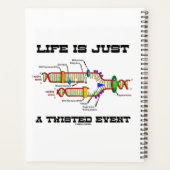 Het leven is slechts een Twisted Event DNA Replica Planner (Achterkant)