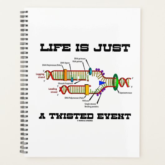 Het leven is slechts een Twisted Event DNA Replica Planner (Voorkant)