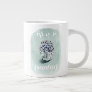Het leven is Succulent I Grote Koffiekop