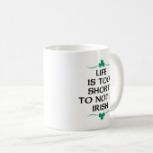 Het leven is te kort koffiemok (Voorkant rechts)