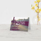 Het leven is te kort | Motivatie prijsopgave Kaart (Gele Bloem)