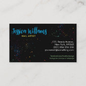 Het leven is te kort - Nail Artist Visitekaartje (Achterkant)