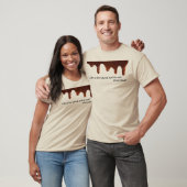 Het leven is te kort om Chocolate T-Shirt niet te  (Unisex)