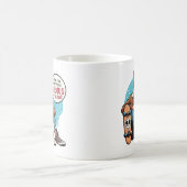 Het leven is te kort om de hele tijd serieus te zi koffiemok (Center)