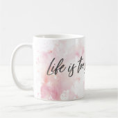 Het leven is te kort om koffie Mok te wachten (Links)