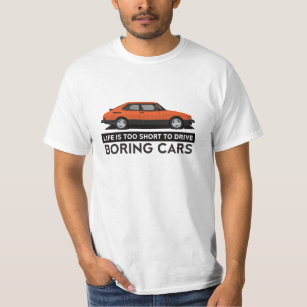Het leven is te kort om saaie auto's te rijden - S T-shirt
