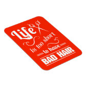 Het leven is te kort om slechte lucht te hebben magneet (Rechterzijde)