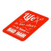 Het leven is te kort om slechte lucht te hebben magneet (Linkerzijde)