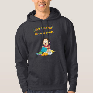 Het leven is te kort om te draag hoodie