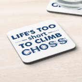 Het leven is te kort om te kiezen bier onderzetter (Linkerzijde)