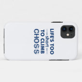 Het leven is te kort om te kiezen Case-Mate iPhone case (Achterkant (horizontaal))