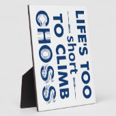 Het leven is te kort om te kiezen fotoplaat (Zijkant)