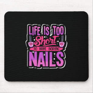 Het leven is te kort om te kunnen beschikken over  muismat